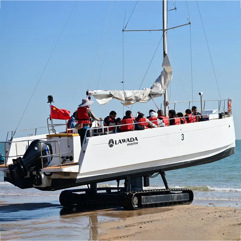 Monohull jedrilica za amfibiju